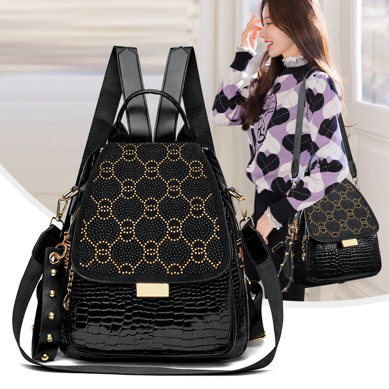 Xl Luxury Bags - Luxury Oil Wax Leather Backpack for