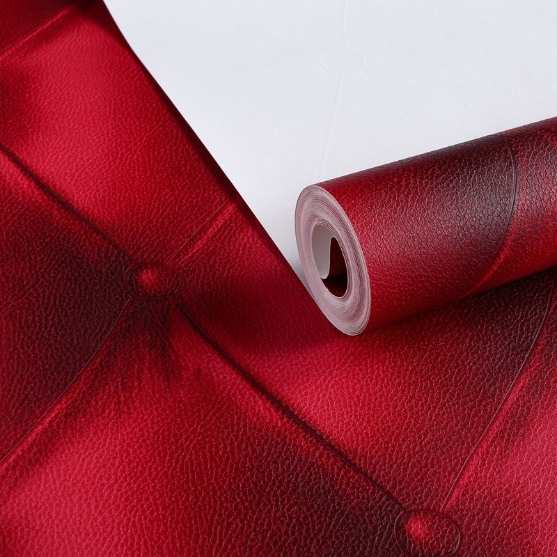 Luxury Bags Europe - Wine Red 3D Lattice Imitation Soft