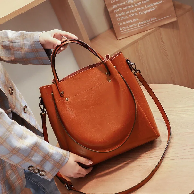 Genuine Leather Tote Bag for W - Xl Luxury Bags 评论和价格