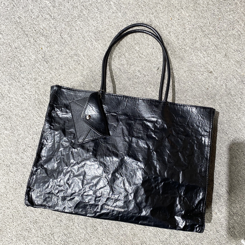 Korean Casual Kraft Paper Tote - Luxury Bags On Sale 评论和价格
