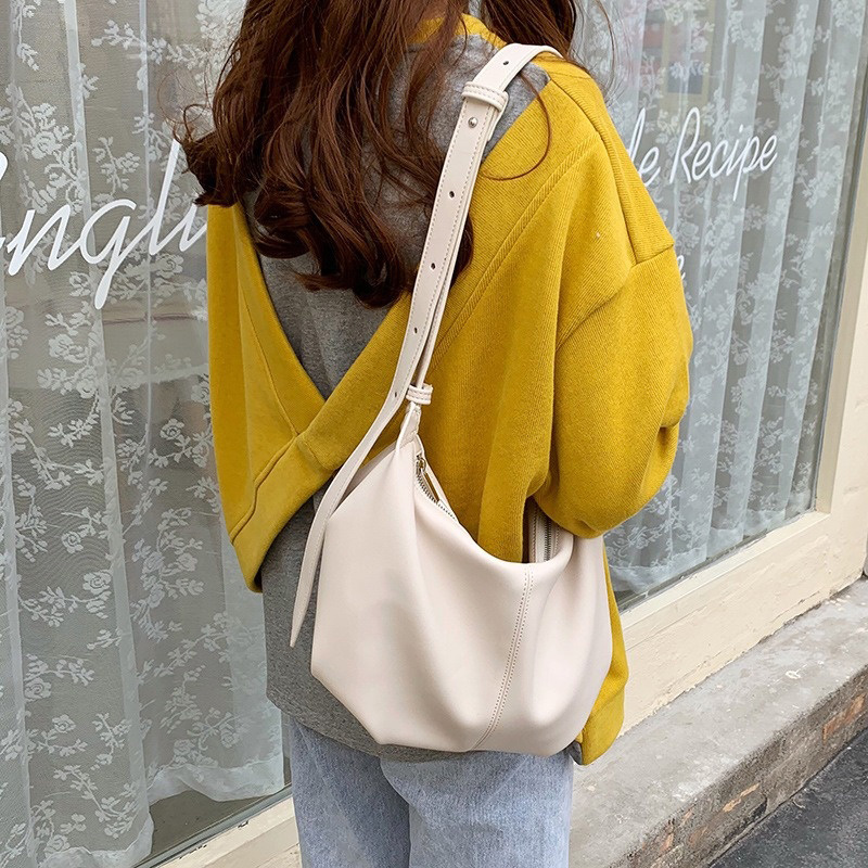 Women Simplicity Ruched Dumpli - Luxury Bags That Are Affordable 评论和价格