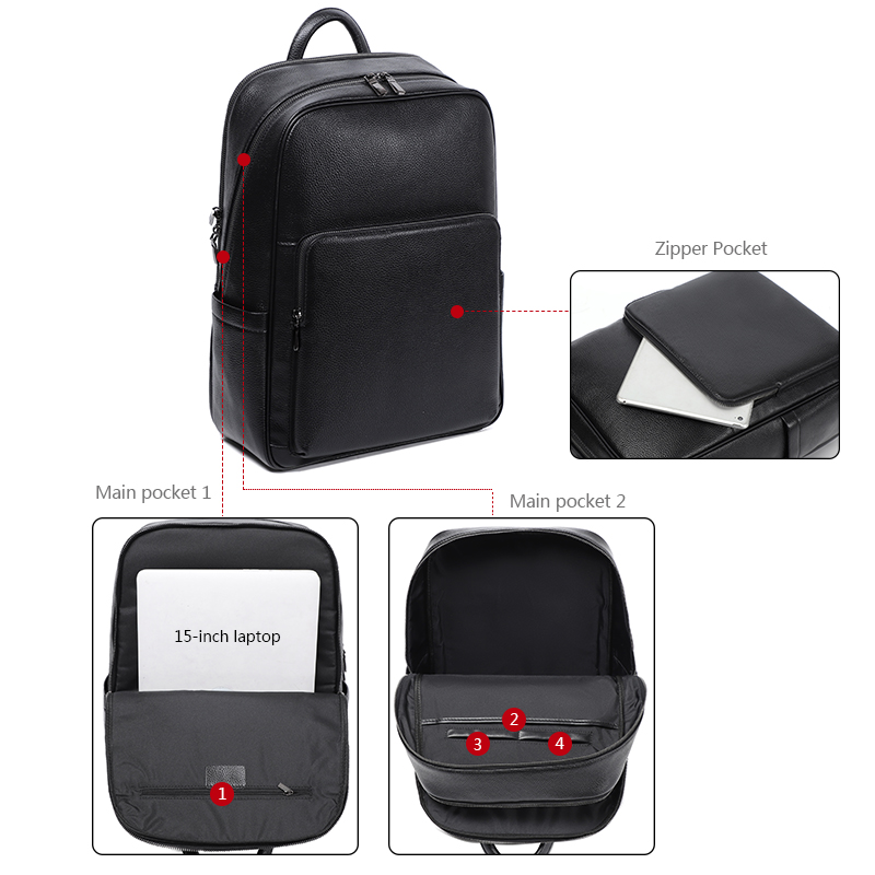 100% Cow Genuine Leather Men B - Xl Luxury Bags 评论和价格
