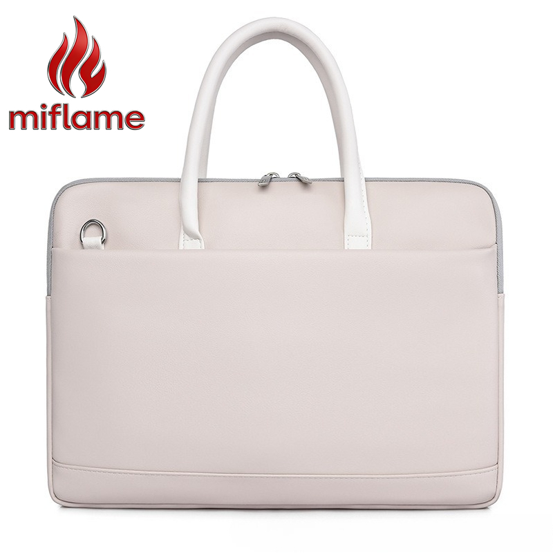 Slim Laptop Bag with Shockproo - Briefcase Leather Slim 评论和价格