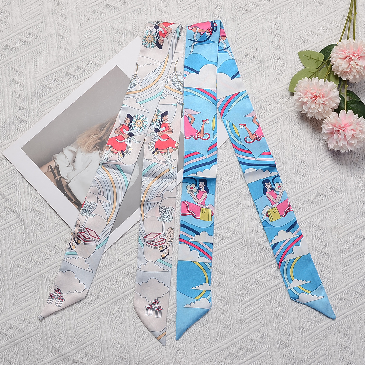 Women Hair Scarf 2024 New Bran - Luxury Bags Design 评论和价格