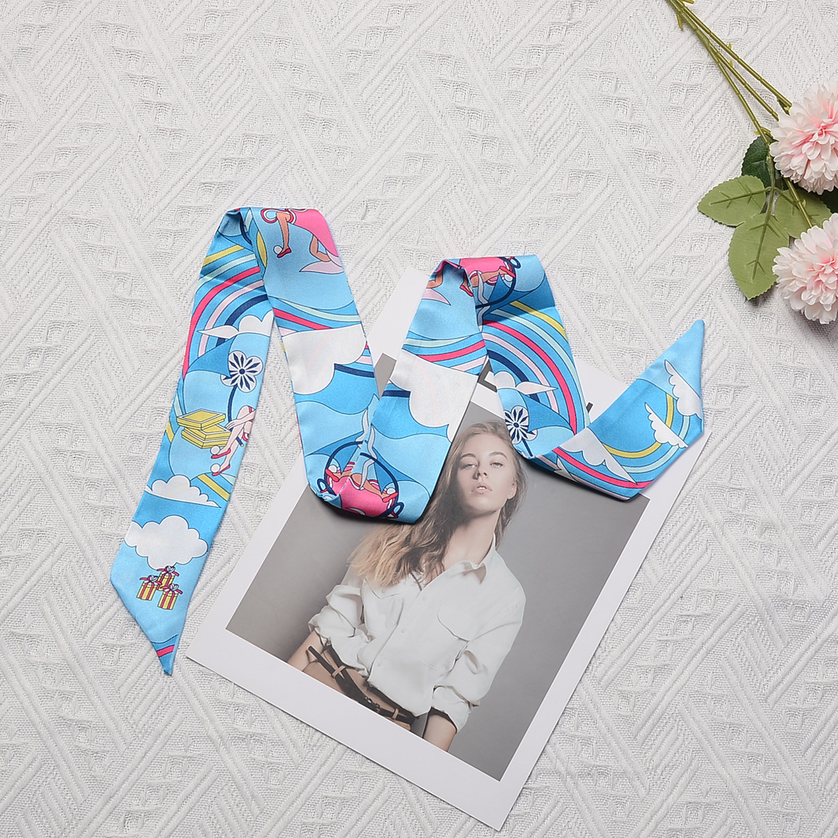 Women Hair Scarf 2024 New Bran - Luxury Bags Design 评论和价格