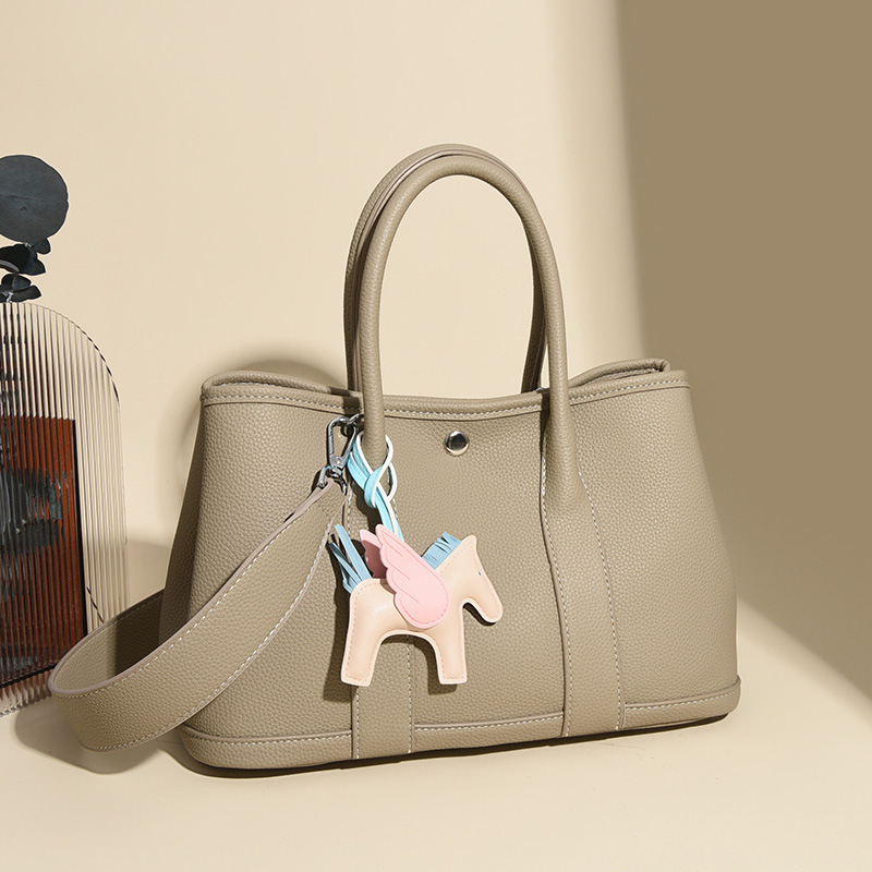 PU leather spliced color-block - Luxury Bags Hermes 评论和价格