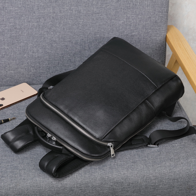 Genuine Leather Backpack Men 1 - Briefcase Leather Slim 评论和价格