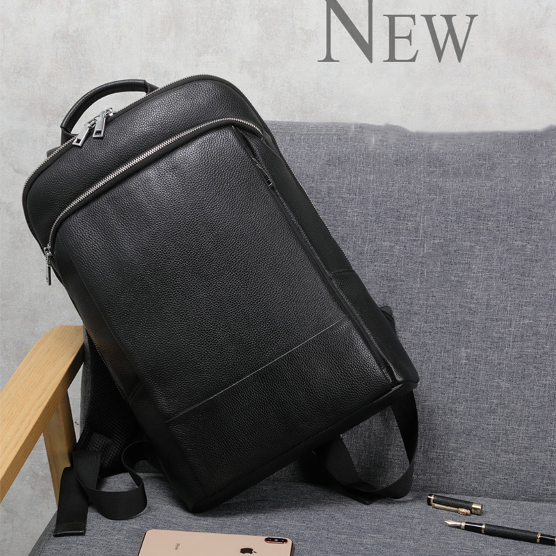 Genuine Leather Backpack Men 1 - Briefcase Leather Slim 评论和价格