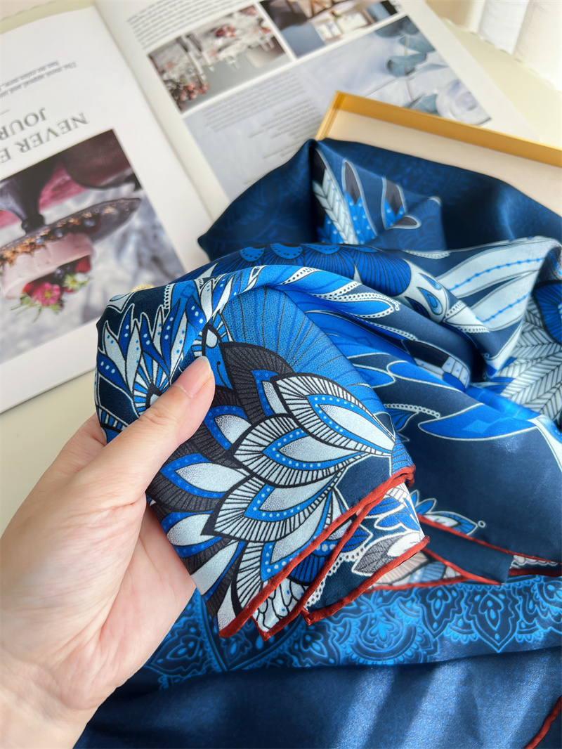 Natural Mulberry Silk Scarf Wo - Luxury Bags Design 评论和价格