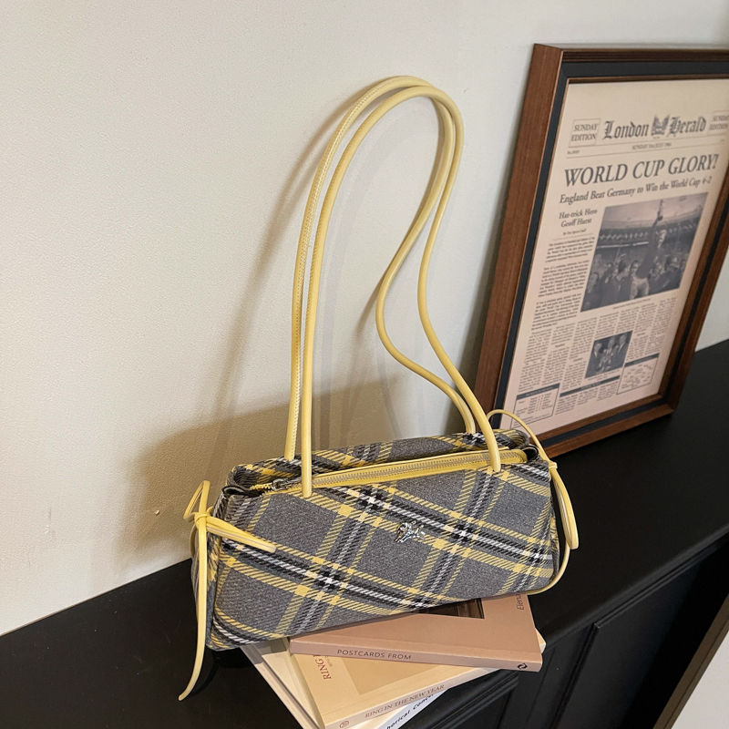 Fashion Microfiber Striped Pla - Luxury Bags That Are Affordable 评论和价格