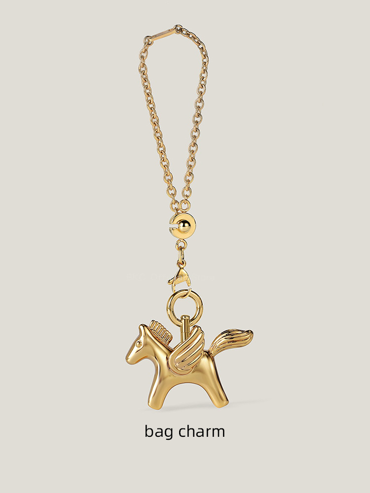 Luxury Brass Pegasus Bag Charm - Luxury Bags Hermes 评论和价格