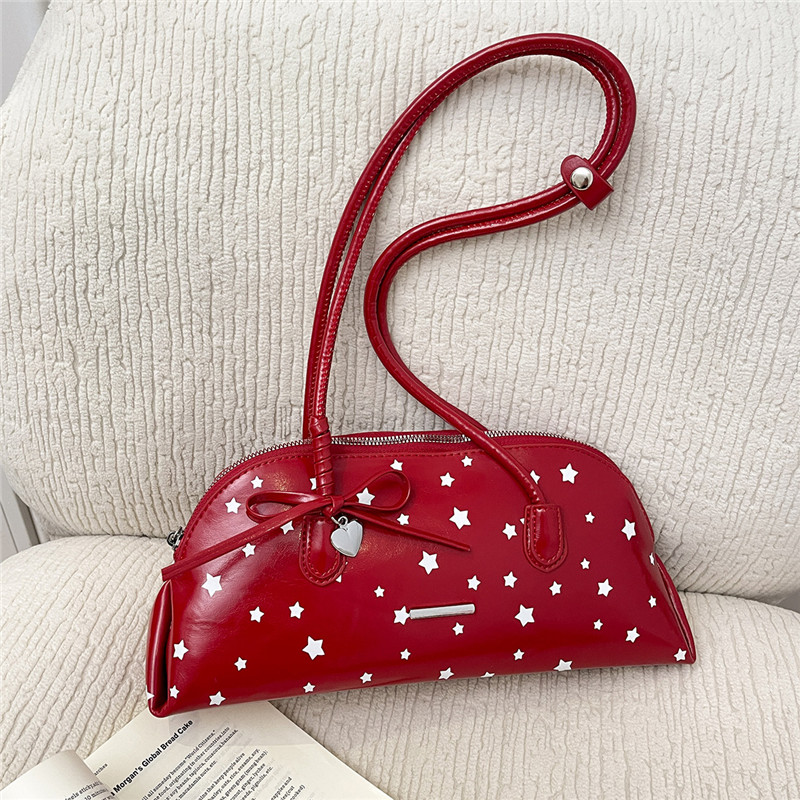 New PU Stars Bow Zipper Sweet  - Luxury Bags That Are Affordable 评论和价格