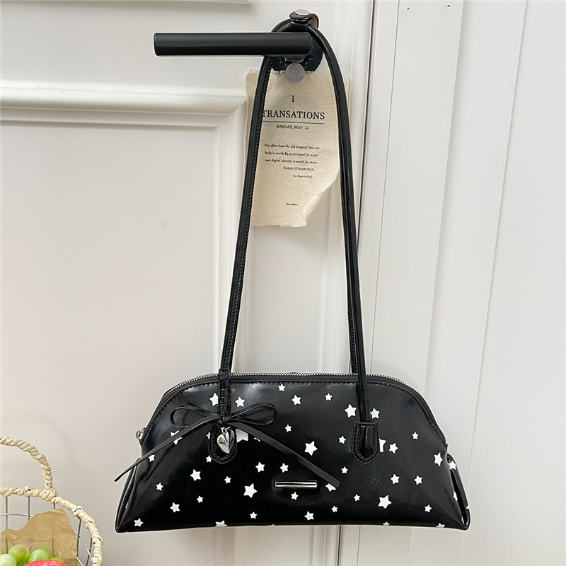 New PU Stars Bow Zipper Sweet  - Luxury Bags That Are Affordable 评论和价格