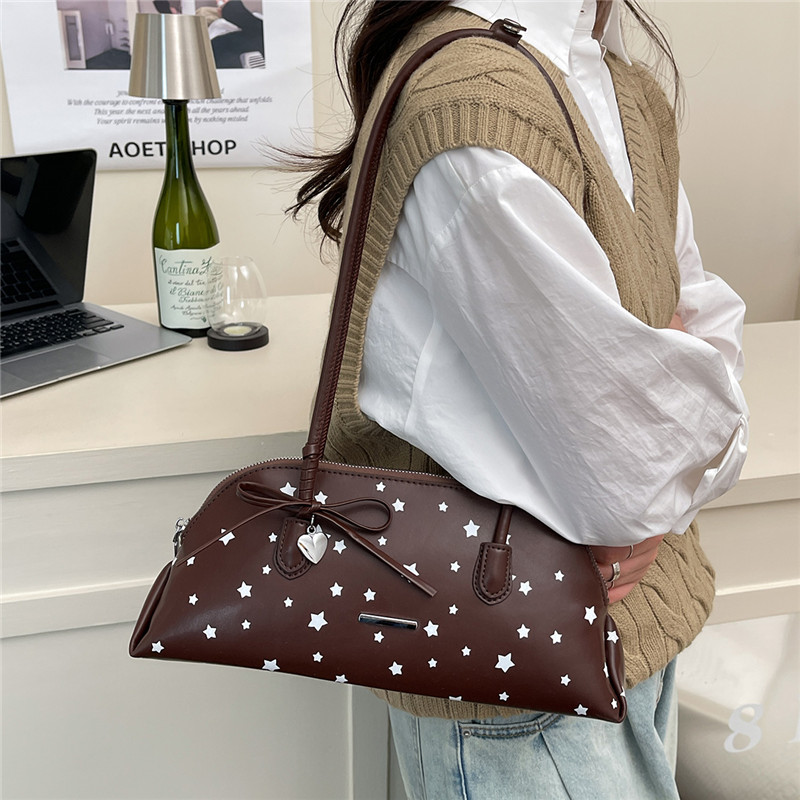 New PU Stars Bow Zipper Sweet  - Luxury Bags That Are Affordable 评论和价格
