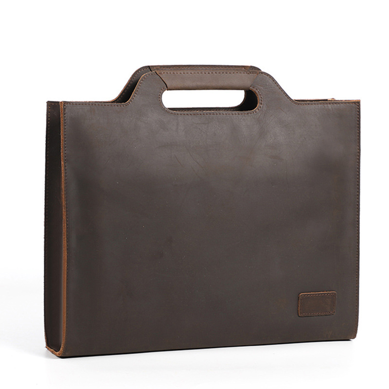 Newsbirds Thick Leather Black  - Briefcase Leather Slim 评论和价格