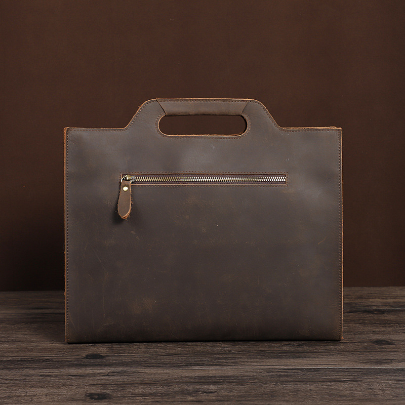 Newsbirds Thick Leather Black  - Briefcase Leather Slim 评论和价格