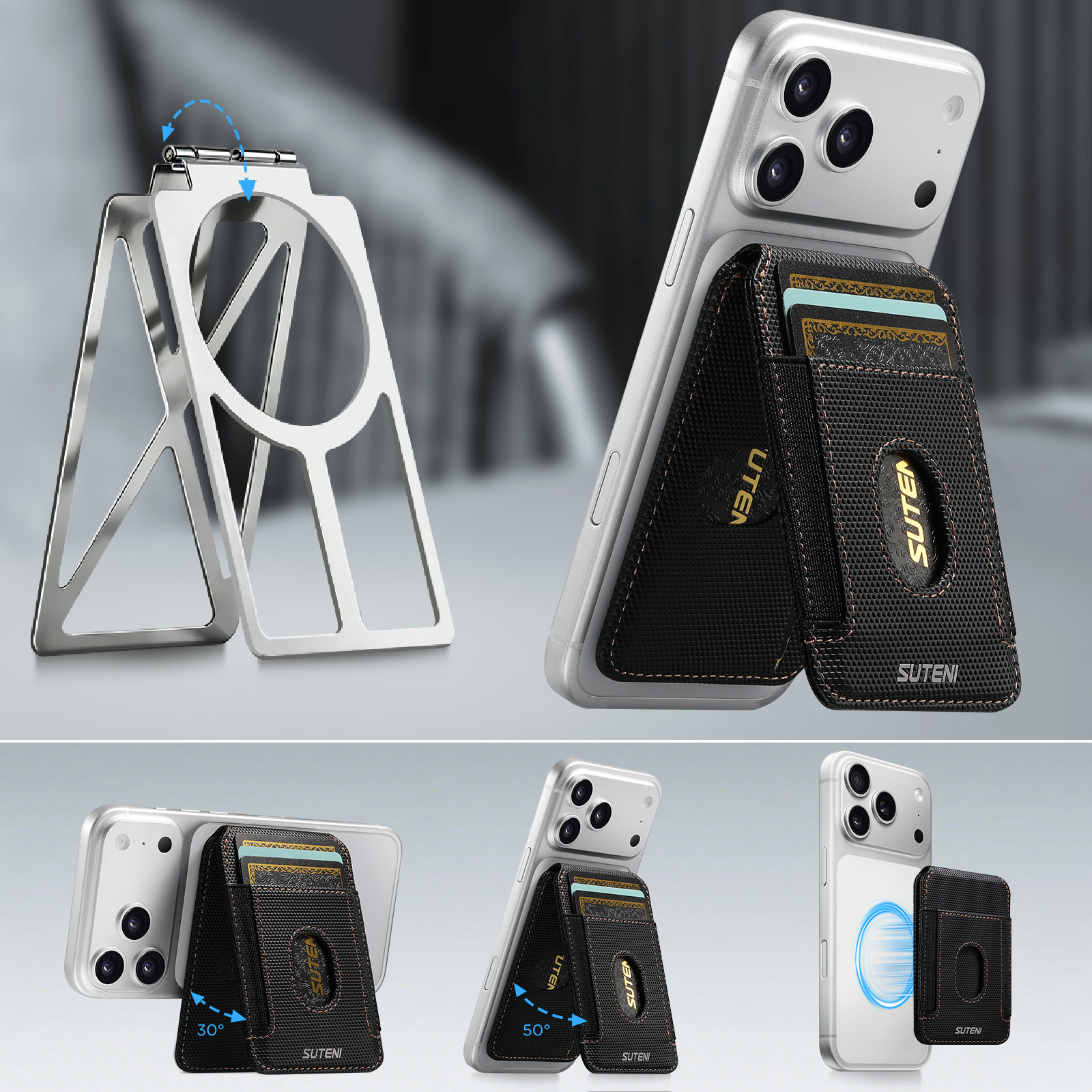 SUTENI Mobile Phone Stand Magn - Luxury Bags In 评论和价格
