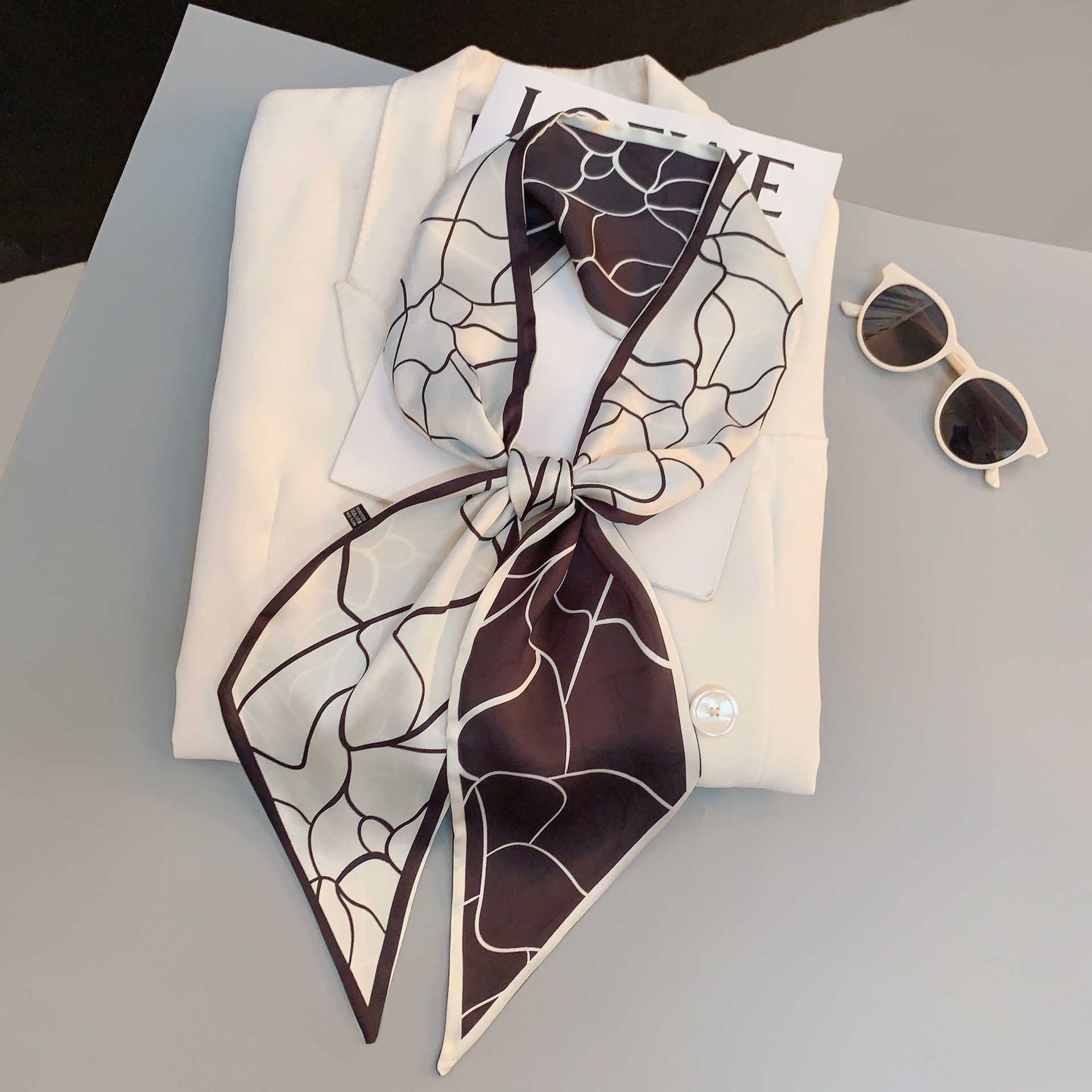 Luxury Design Silk Skinny Head - Luxury Bags Design 评论和价格