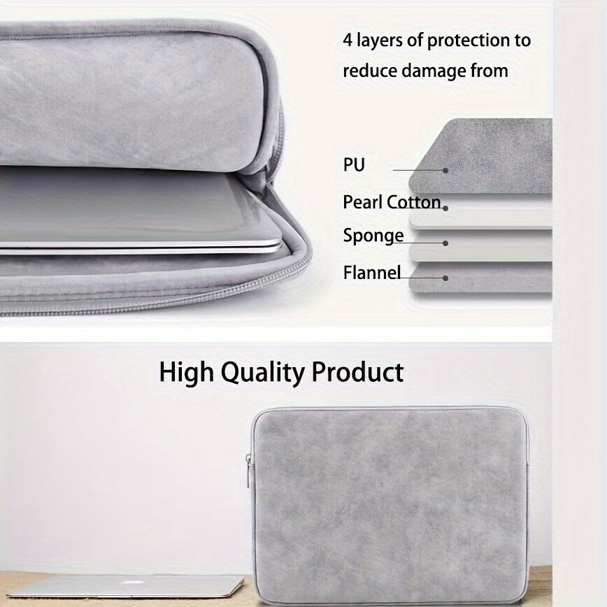 11 13 14 15 Inch Laptop PU Lea - Briefcase Leather Slim 评论和价格