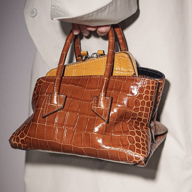 Luxury Crocodile Embossed Text - Xl Luxury Bags 评论和价格