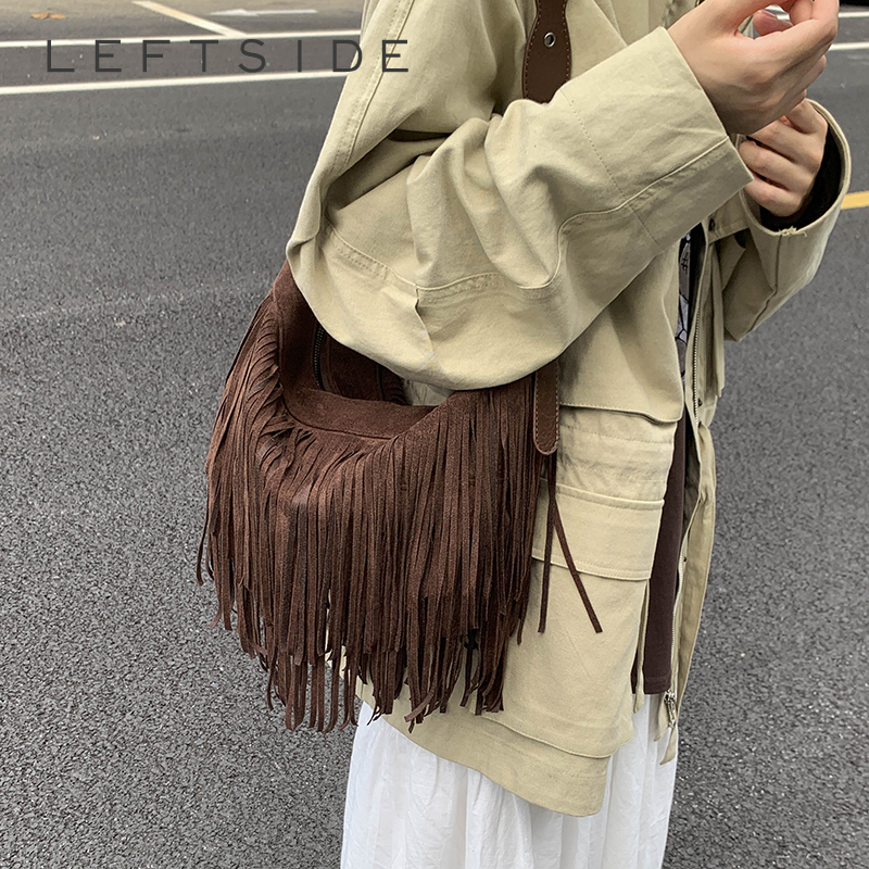 LEFTSIDE Design Punk Style PU  - Luxury Bags On Sale 评论和价格