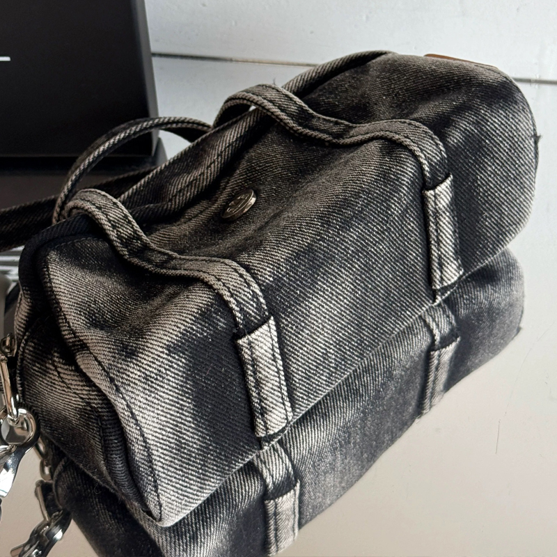Korean Casual Mini Denim Box B - Luxury Bags Design 评论和价格