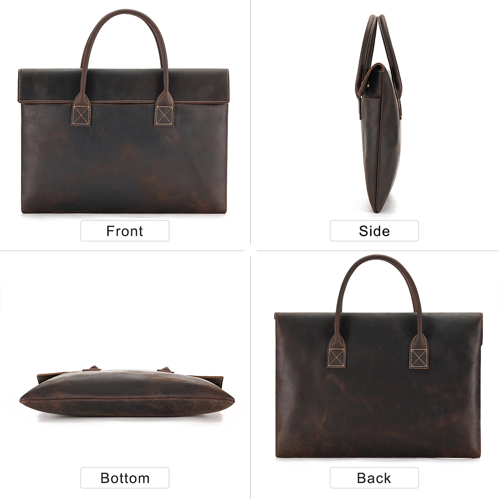 JOYIR Genuine Leather Vintage  - Briefcase Leather Slim 评论和价格
