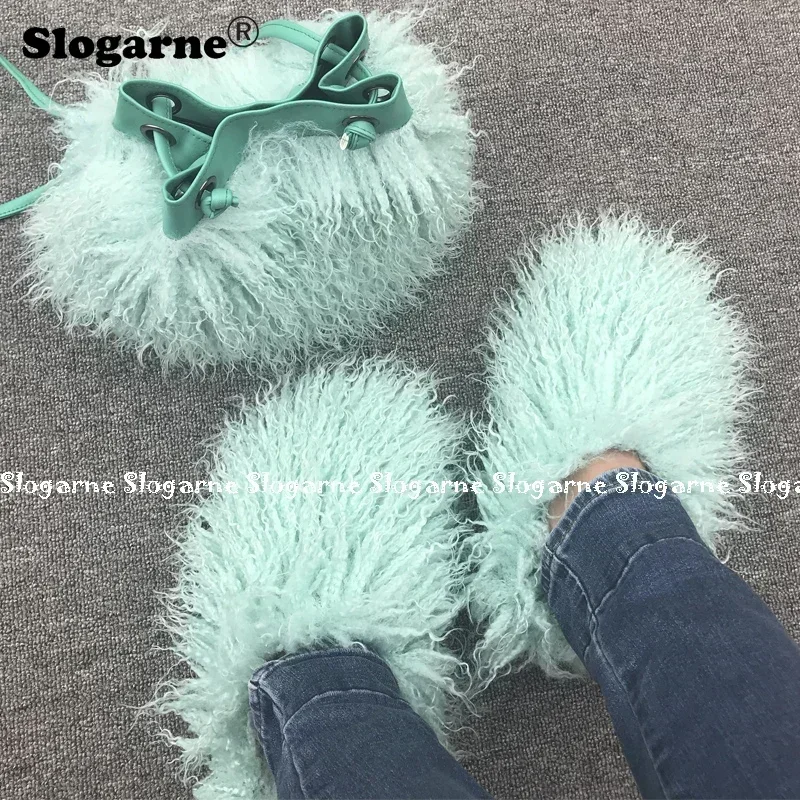 Hot Sale Spring Teddy Fur Slid - Luxury Bags In Sale 评论和价格