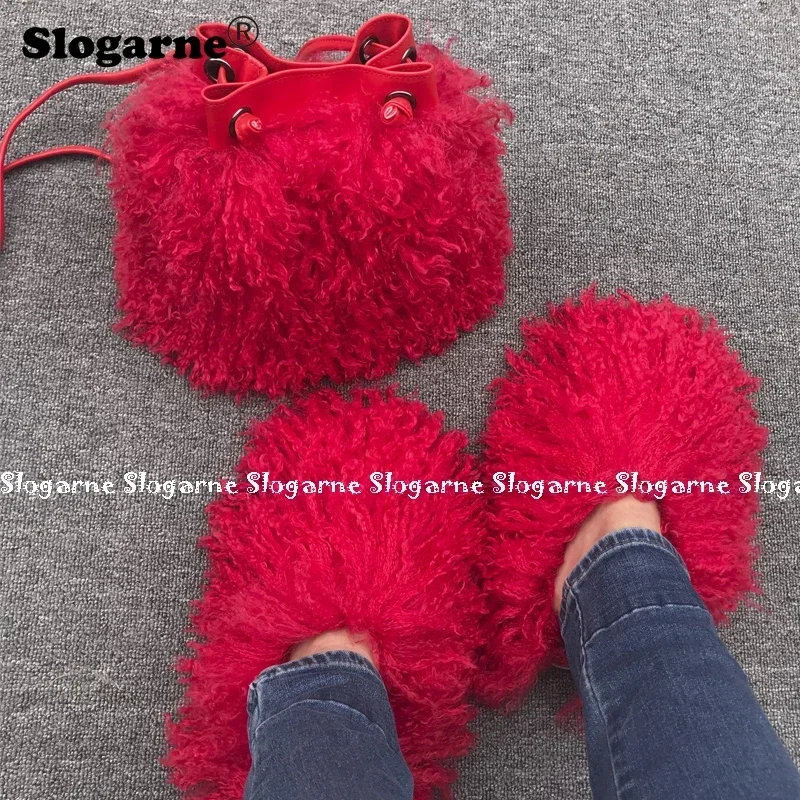 Hot Sale Spring Teddy Fur Slid - Luxury Bags In Sale 评论和价格